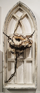 Image of Martha Campbell's mixed media sculpture Nesting.